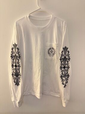 Chrome Hearts White Long-Sleeve